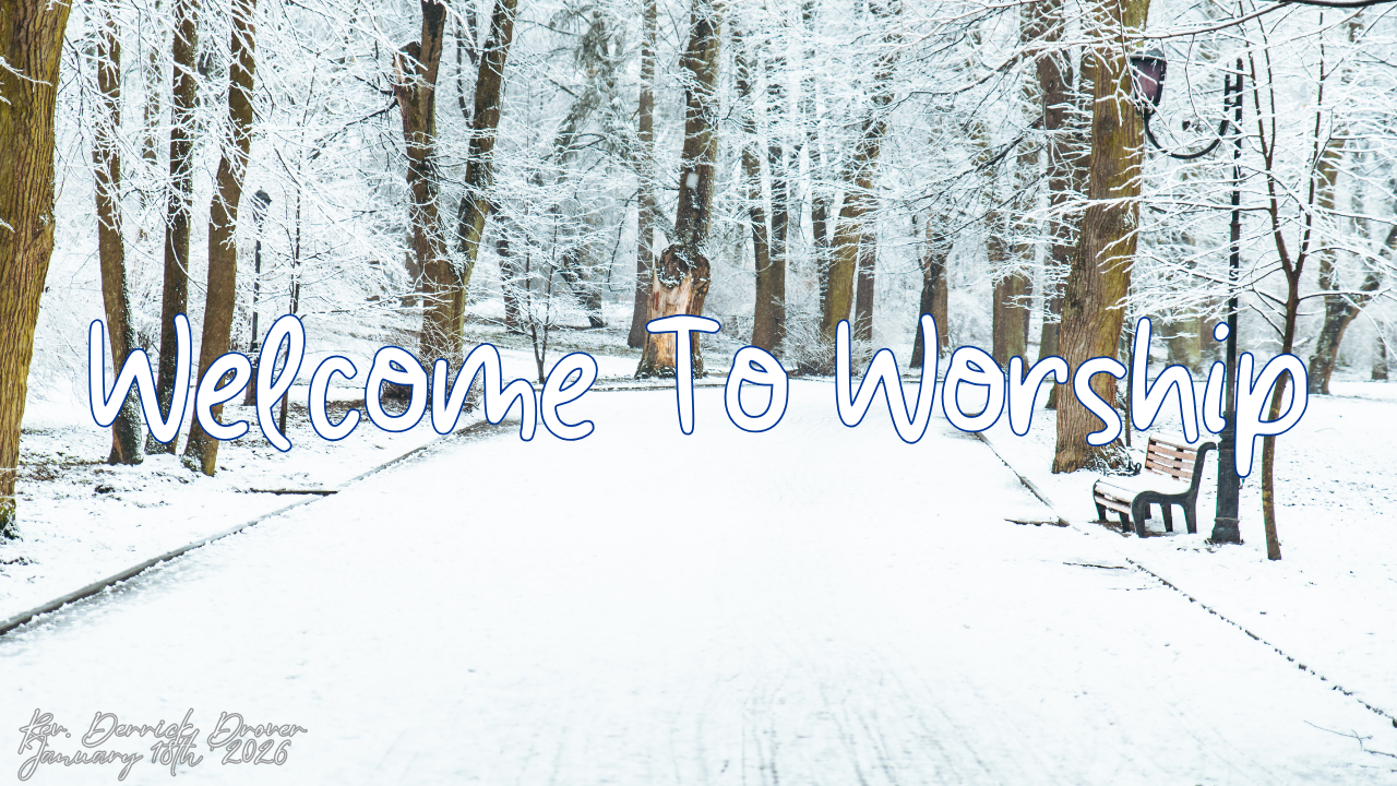 This Week's Worship Service!