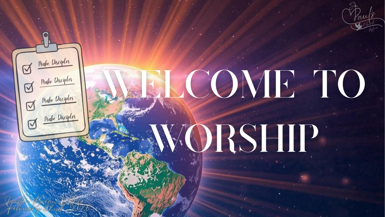 This Week's Worship Service!