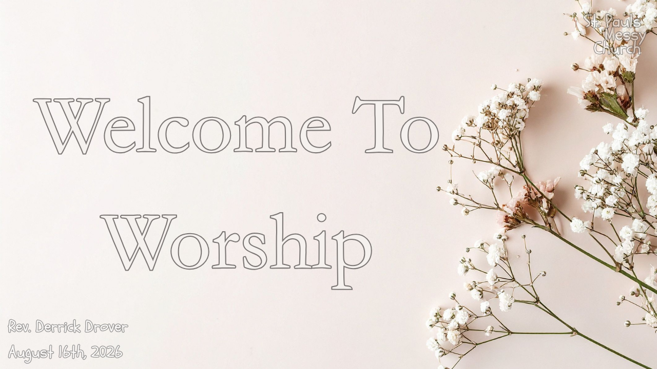 This Week's Service!