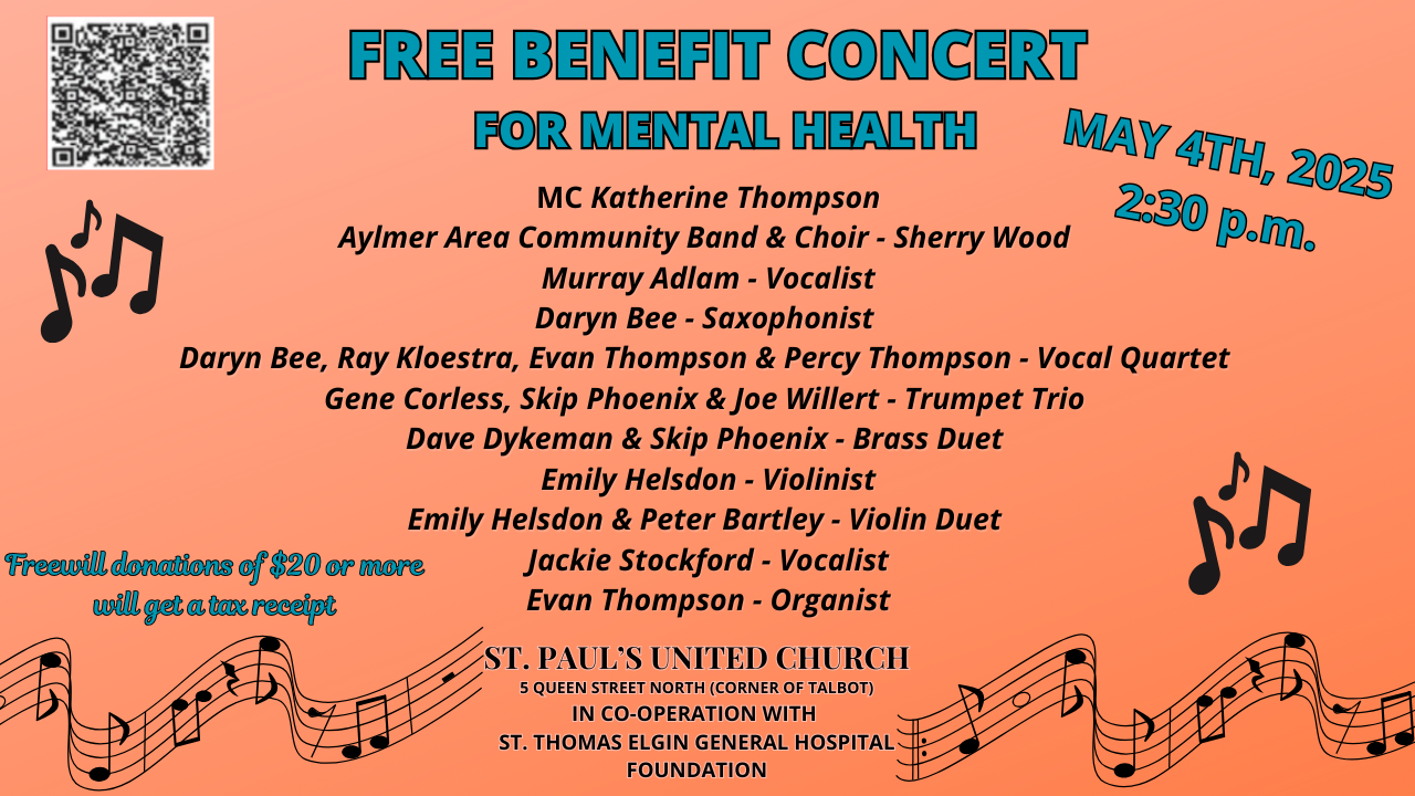 Gene & Sylvia Corless 61st Anniversary Mental Health Concert