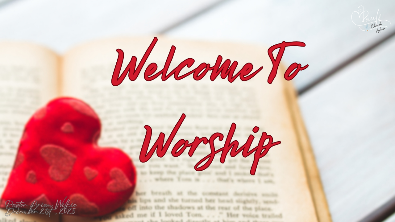 This Week's Worship Service!